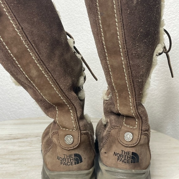 The North Face boots fur lined snow women’s sz 7 lace up 200 gram insula… - Picture 9 of 12